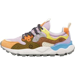 Flower Mountain, Schoenen, Dames, Paars, 35 EU, Nylon, Faux leather and technical fabric sneakers Yamano 3 Woman Kaiso