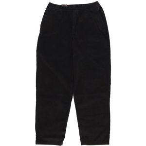 Vans, Zuurwassen Baggy Tapered Cord Broek Zwart, Heren, Maat:S