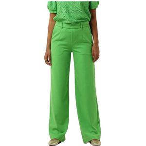 Object, Broeken, Dames, Groen, XL, Polyester, Wijde Groene Broek