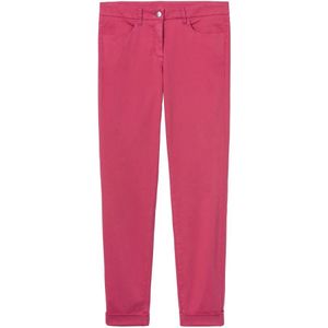 Luisa Cerano, Jeans, Dames, Rood, S, Hoge kwaliteit rechte pijp jeans