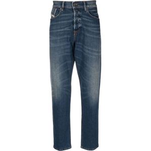 Diesel, Slim-Fit Elegante en Comfortabele Jeans Blauw, Heren, Maat:W29