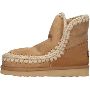 Mou, Schoenen, Dames, Beige, 37 EU, Suède, Glitter Eskimo Laarzen Beige Suède