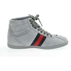 Gucci Vintage, Pre-owned Suede sneakers Wit, Dames, Maat:37 EU