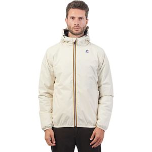 K-Way, Jassen, Heren, Beige, L, Nylon, Beige Korte Sportieve Jas