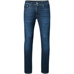 Pierre Cardin, Jeans, Heren, Blauw, W34 L30, Katoen, Slim-fit Jeans