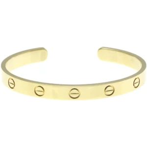 Cartier Vintage, Pre-owned, Dames, Geel, ONE Size, Pre-owned Yellow Gold bracelets
