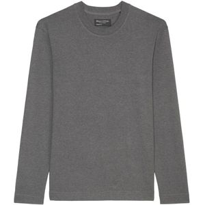 Marc O'Polo, Tops, Heren, Grijs, M, Katoen, Df C Longsleeve regular