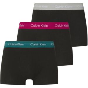 Calvin Klein, Ondergoed, Heren, Zwart, L, Katoen, 3-Pack Katoen Stretch Boxers - Zwart