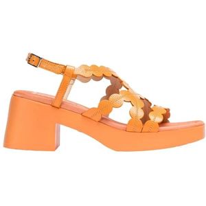 Wonders, Schoenen, Dames, Oranje, 40 EU, Oranje Lage Sandalen Comfort Elegantie