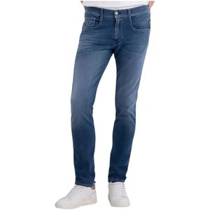 Replay, Jeans, Heren, Blauw, W34 L32, Slim Tapered Leg Jeans