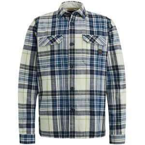 PME Legend, Overhemd- PME L/S Shirt CTN YD Check Veelkleurig, Heren, Maat:L