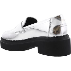 Nubikk, Schoenen, Dames, Grijs, 40 EU, Dames Frankie Loader Loafer Zilver