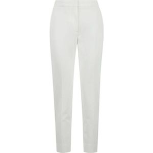 Max Mara, Broeken, Dames, Wit, XS, Jersey Broek - Stijlvol en Comfortabel