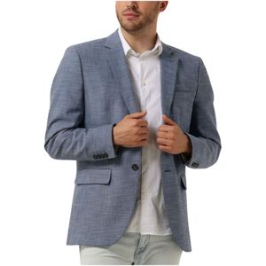 Selected Homme, Jassen, Heren, Blauw, 2Xl, Blauwe Blazer Brodie Structuur Trendy