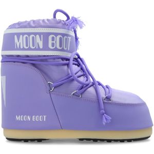 Moon Boot, Schoenen, Dames, Paars, 39 EU, Nylon, Sneeuwlaarzen Icoon Laag Nylon