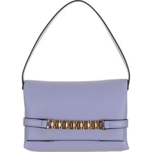 Victoria Beckham, Elegante Chain Pouch Paars, Dames, Maat:ONE Size