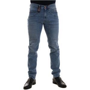 Jeckerson, Slim Fit 5-Pocket Denim Jeans Blauw, Heren, Maat:W33