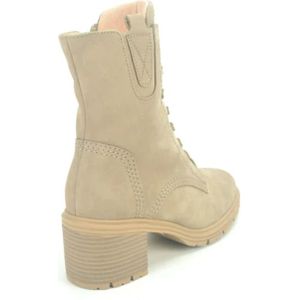 Gabor, Schoenen, Dames, Beige, 38 EU, Nubuck Enkellaarsje 4cm Hak