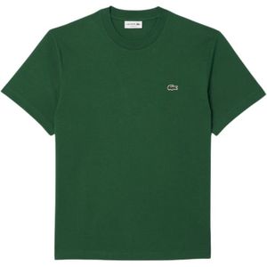 Lacoste, Tops, Dames, Groen, L, Casual Tee Shirt Th 7318