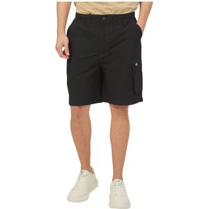 Dickies, Korte broeken, Heren, Zwart, L, Nylon, Cargo Bermuda Shorts Jackson Style