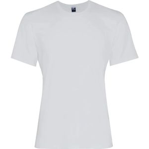 Boggi Milano, Tops, Heren, Wit, S, Katoen, Stretch katoenen jersey T-shirt