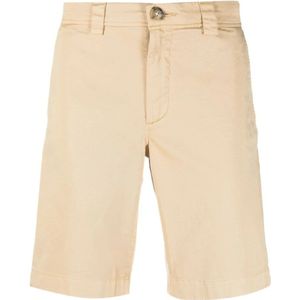 Woolrich, Korte broeken, Heren, Beige, W32, Katoen, Casual Shorts