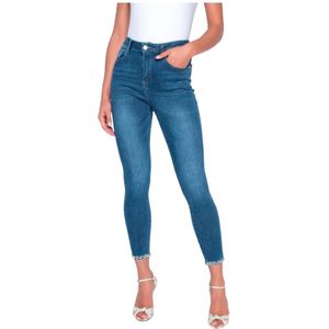 Frank Lyman, Jeans, Dames, Blauw, 2Xl, Denim, Blauwe Denim Skinny Jeans