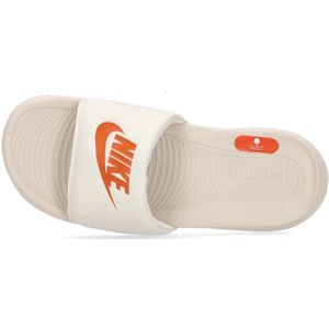 Nike, Schoenen, unisex, Wit, 46 EU, Comfortabele Rubberen Slippers met Textuur Voetbed