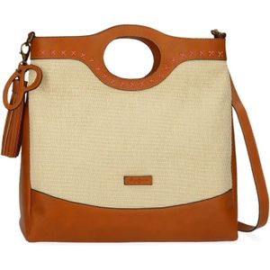 Pepe Jeans, Tassen, Dames, Bruin, ONE Size, Tas 7067521