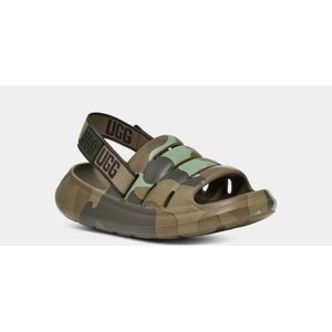 Ugg, Schoenen, Heren, Groen, 41 EU, Sporty Camo Pop Slides