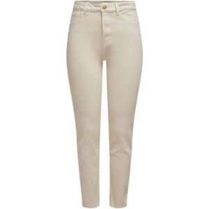 Only, Broeken, Dames, Beige, W27 L32, Denim, Hoge Taille Skinny Jeans