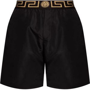 Versace, Zwembroek Zwart, Heren, Maat:M