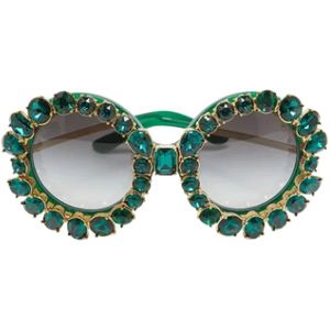 Dolce & Gabbana Pre-owned, Pre-owned Acetate sunglasses Groen, Dames, Maat:ONE Size