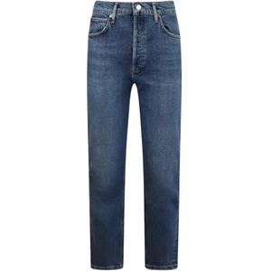 Agolde, Jeans, Dames, Blauw, W26, Straight Jeans