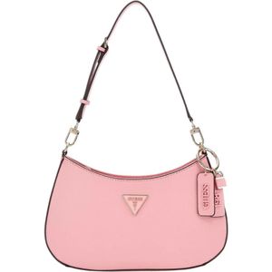 Guess, Tassen, Dames, Roze, ONE Size, Saffiano Schoudertas Noelle