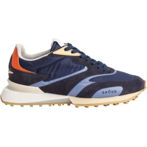 Ghoud, Schoenen, Heren, Blauw, 43 EU, Nylon, Blauwe Nylon Sneaker voor Heren