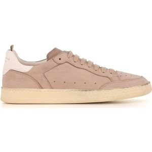 Officine Creative, Schoenen, Dames, Beige, 37 EU, Beige Nabuk Sneakers met Lactae Hevea Zool