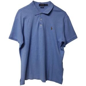 Ralph Lauren Pre-owned, Pre-owned, Dames, Blauw, L, Katoen, Pre-owned Cotton tops