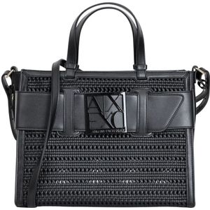 Armani Exchange, Tassen, Dames, Zwart, ONE Size, Handbags