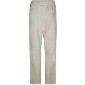 Maison Kitsuné, Broeken, Dames, Beige, M, Vos Patch Jogger Broek