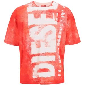 Diesel, T-Shirts Veelkleurig, Heren, Maat:XL