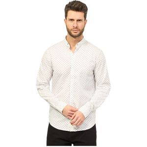 Armani Exchange, Blouses Shirts Wit, Heren, Maat:L