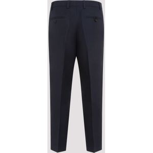 Jacquemus, Broeken, Heren, Blauw, L, Donkerblauwe Cabri Broek