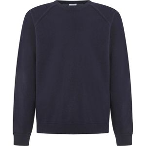 Malo, Sweatshirts & Hoodies, Heren, Blauw, 3Xl, Blauwe Cashmere Crewneck Pullover Sweatshirt