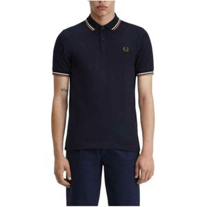 Fred Perry, Tops, Heren, Blauw, 2Xl, Polo Shirts