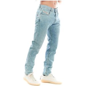 Diesel, Jeans, Heren, Blauw, W31, Denim, Slim-Fit Industry Jeans 2019 D-Strukt