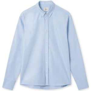 Forét, Klassieke Oxford Overhemd - Tijdloze Stijl en Comfort Blauw, Heren, Maat:L