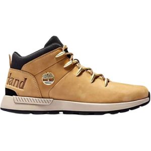 Timberland, Schoenen, Heren, Geel, 41 EU, Leer, Heren Mid-Cut Chukka Schoenen