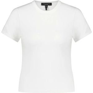 Rag & Bone, Tops, Dames, Wit, S, Modal-Mix Korte Mouw T-shirt