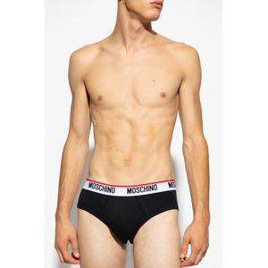 Moschino, Ondergoed, Heren, Veelkleurig, S, Katoen, Merkondergoed 3-pack